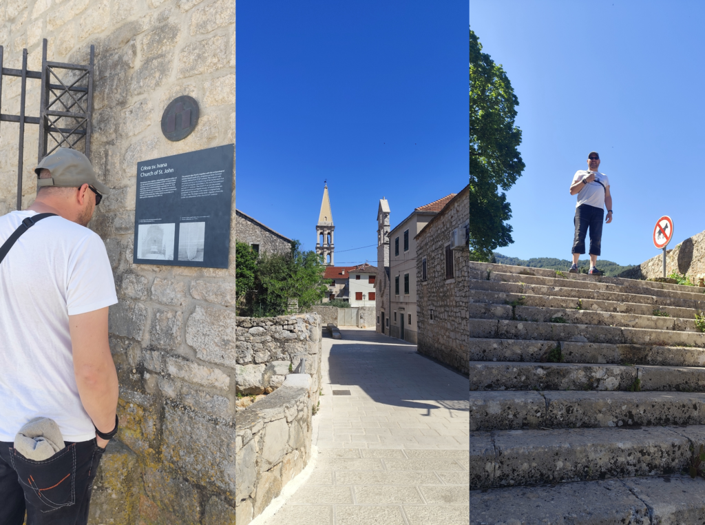 Hafenstadt Vis in Kroatien Blick auf die Stadt Vis und ihre geschützte Hafenbucht auf der kroatischen Insel Vis