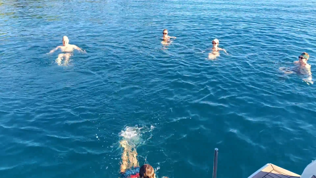 Badebucht Uvala Ante auf der Insel Silba Baden auf Silba beim Segeltörn in der Kvarner Bucht
