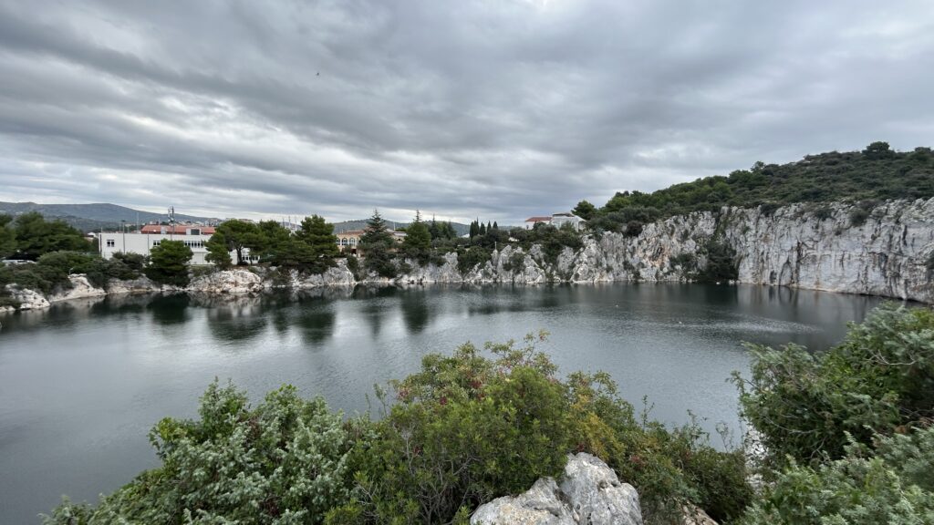 Drachenaugensee bei Rogoznica Der Drachenaugensee bei Rogoznica als Ausflugsziel während eines Segeltörns in Dalmatien