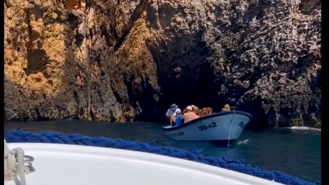 Einfahrt zur Blauen Grotte auf Biševo