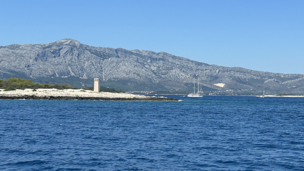 Kap vor Korčula während des Segeltörns