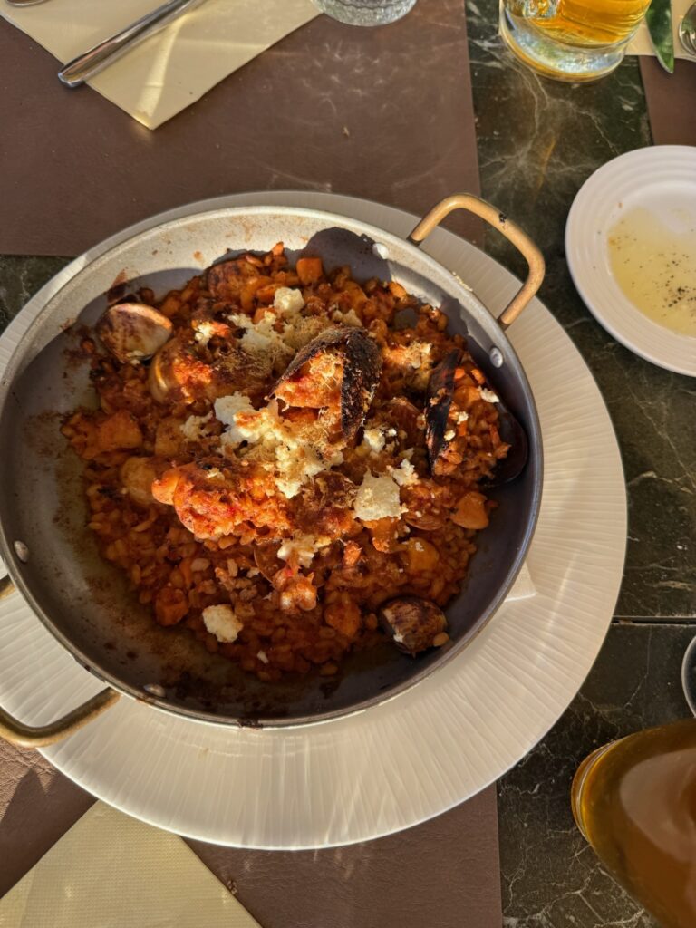 Risotto im Restaurant Mario in Rogoznica während eines Segeltörns durch Kroatien